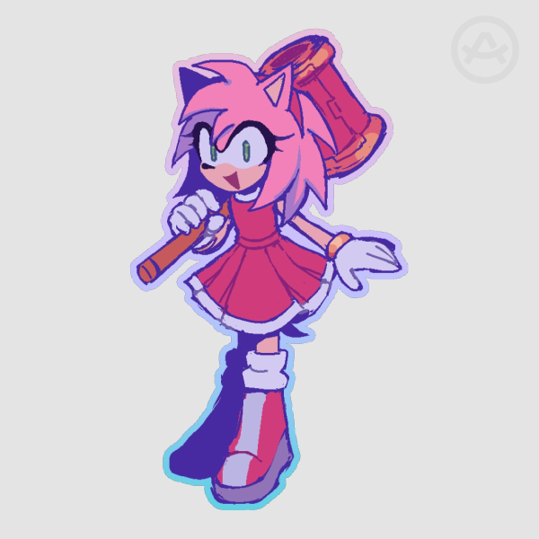 Amy Rose Sticker