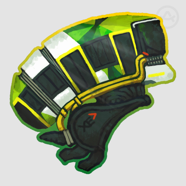 • Alien • PTV Xenomorph Glossy Sticker •