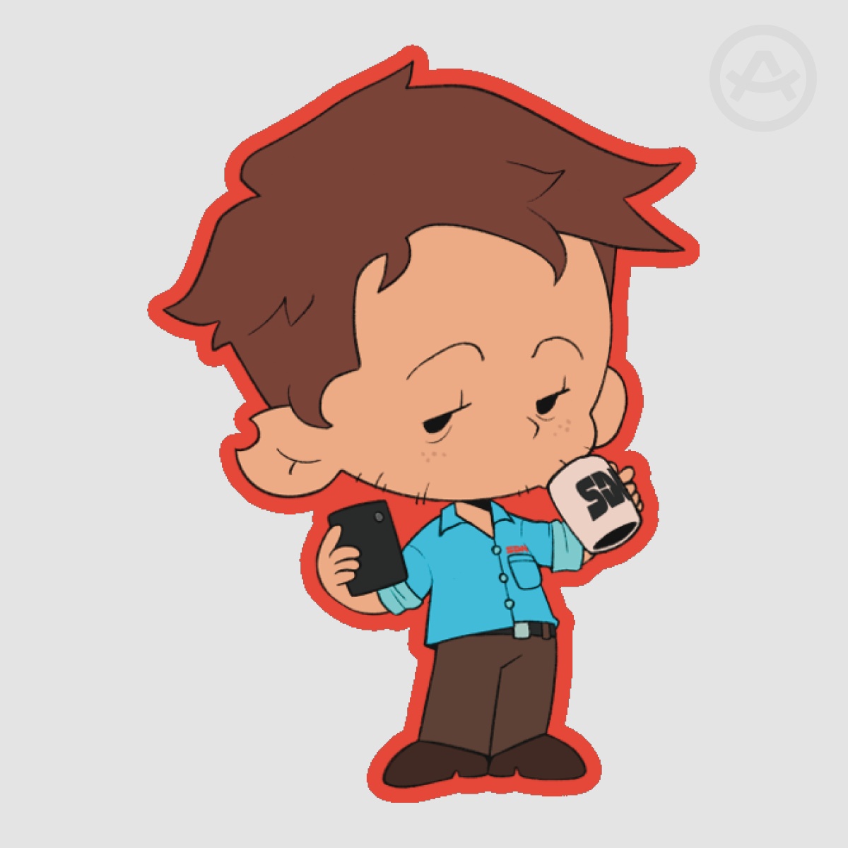 Robert Robertson 2-inch Sticker | Dispatch