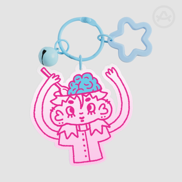 Brains Out Keychain