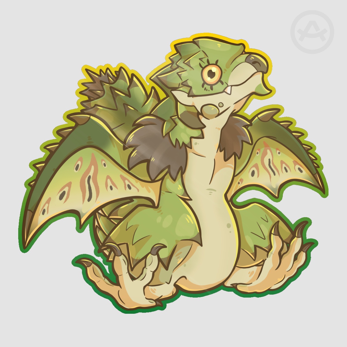 The Greenling Diecut Sticker