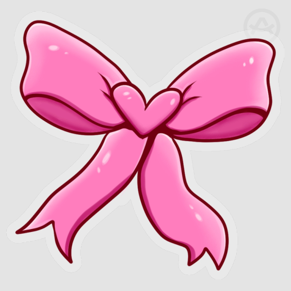 Pink ribbon Sticker