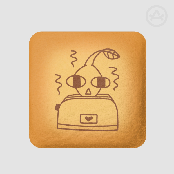 Pikmin Toast Plush Pin