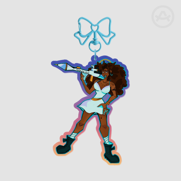 "Boom" Clear Acrylic Keychains