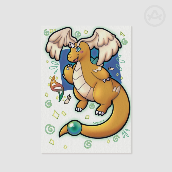 Mega Dragonite Print