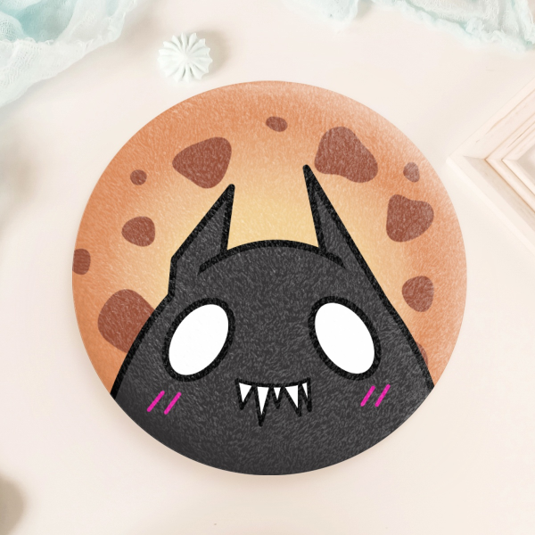 Shy Demon Plush Badges