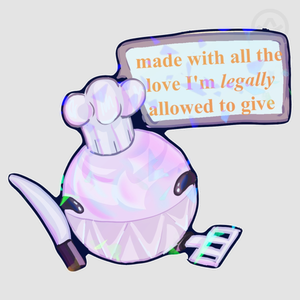 Bubble Chef Vinyl Die Cut Stickers
