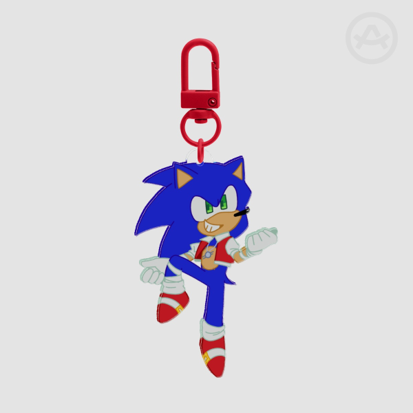 Sonic Underground Rewrite : Sonic Keychain