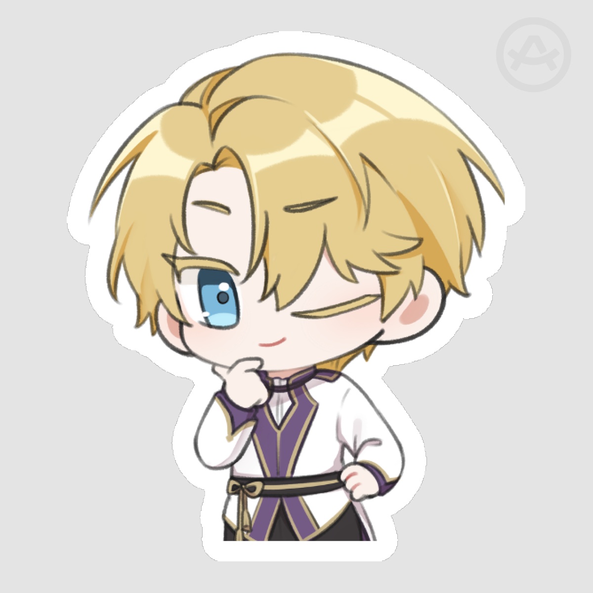 Lout of The Count's Family - Alver Crossman Die-cut Sticker