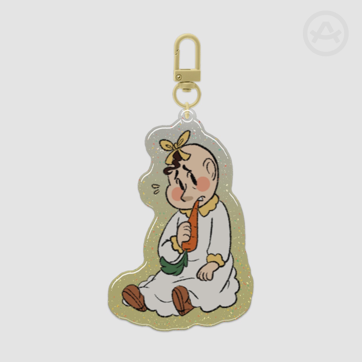 Lil Sunny - Glitter Epoxy Acrylic Keychain