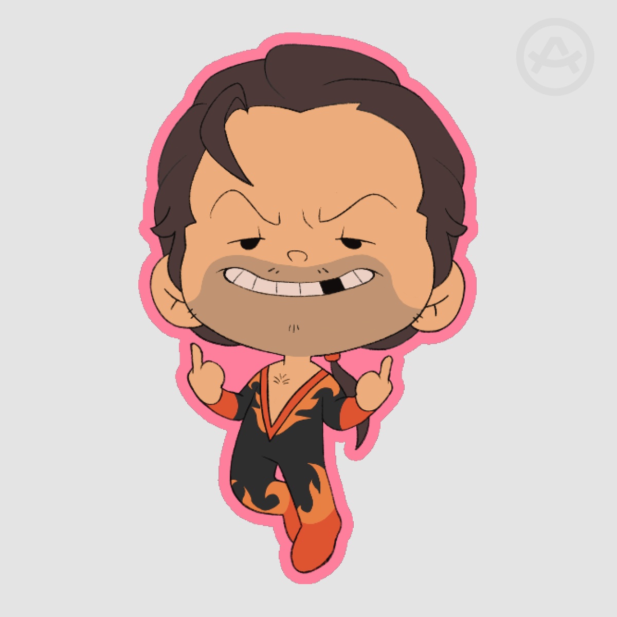 Flambae 2-inch Sticker | Dispatch