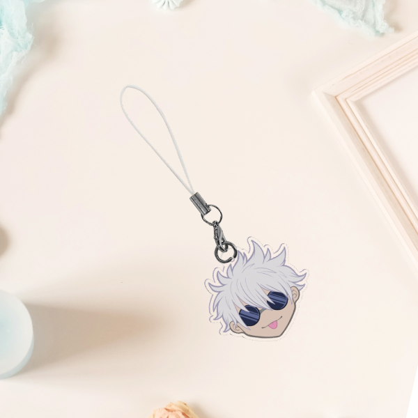 JJK: Satoru Gojo Double-Sided Acrylic Phone Charm