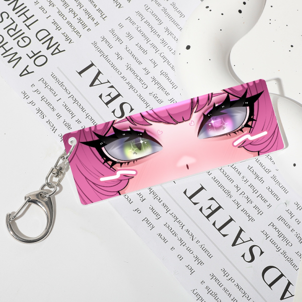 liefiemay blush Acrylic Eyes Pendant - 1.18"x3.35"(30x85mm), ⑥