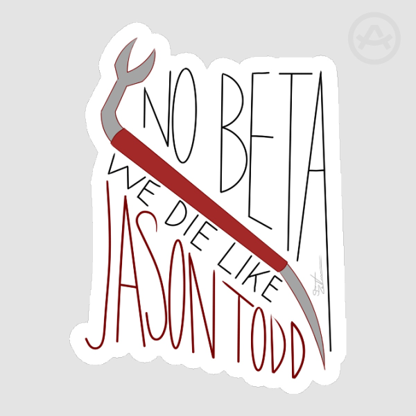 No Beta: Jason Todd Sticker