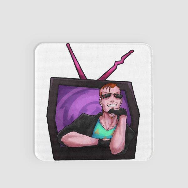 Postal Brain Damaged Lenticular Sticker