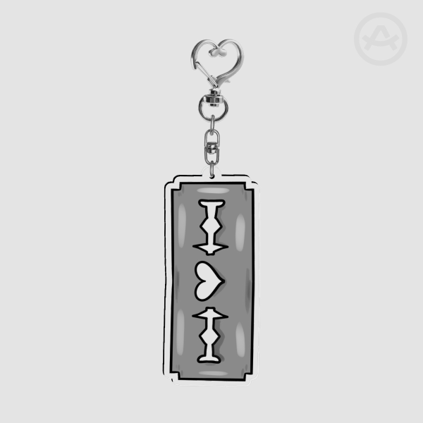Silver blade Keychain