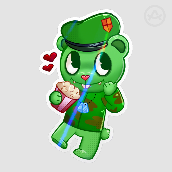 [Happy Tree Friends] Flippy Sticker