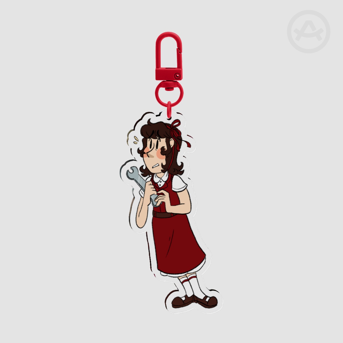 Lil Violet - Clear Acrylic Keychain