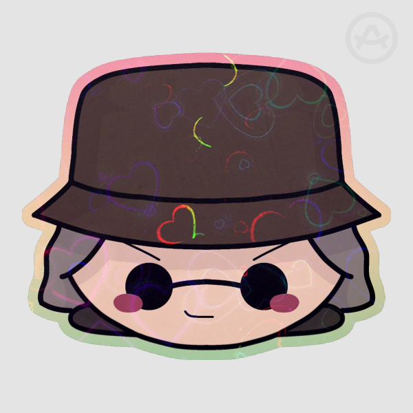Resident Evil Karl Heisenberg Chibi Holo Sticker