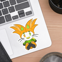 Pun-Kin Sticker - Glossy