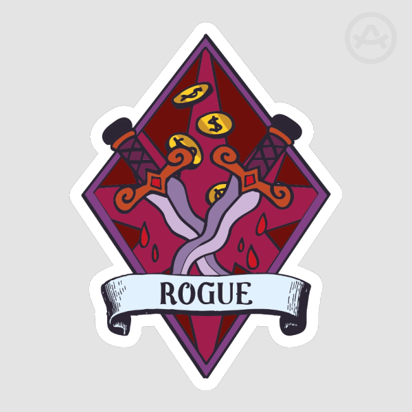 Rogue Badge Sticker