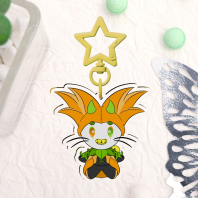 Pun-Kin Acrylic Keychain