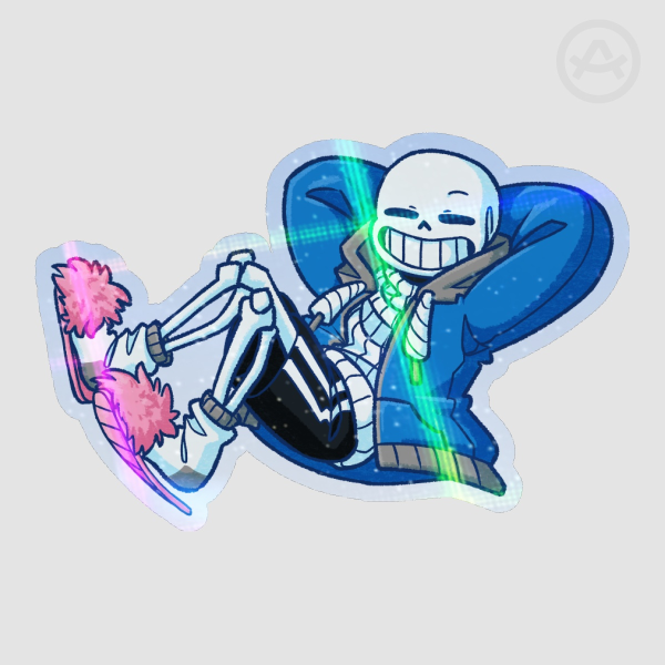Sans Slackin Sticker