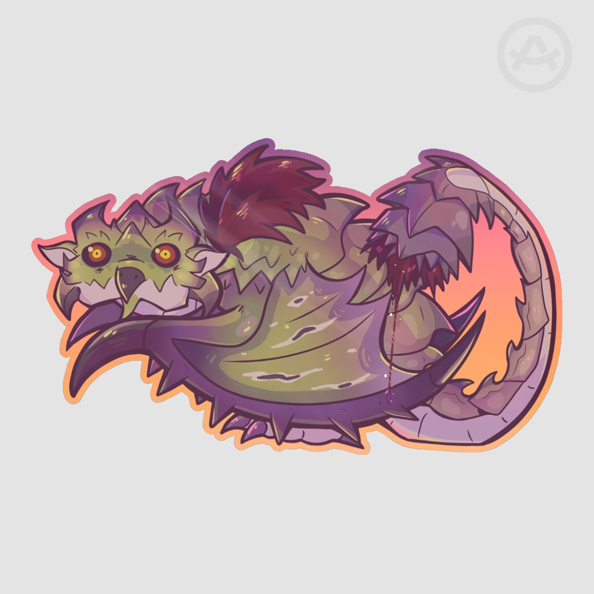 The Dreadling Die Cut Sticker