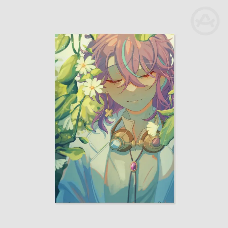 Rui Flowers A4 Print by j11nko - ACGGOODS