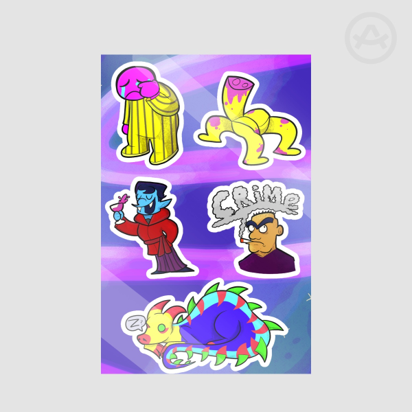 [SPACE FUNERAL] Sticker Sheet