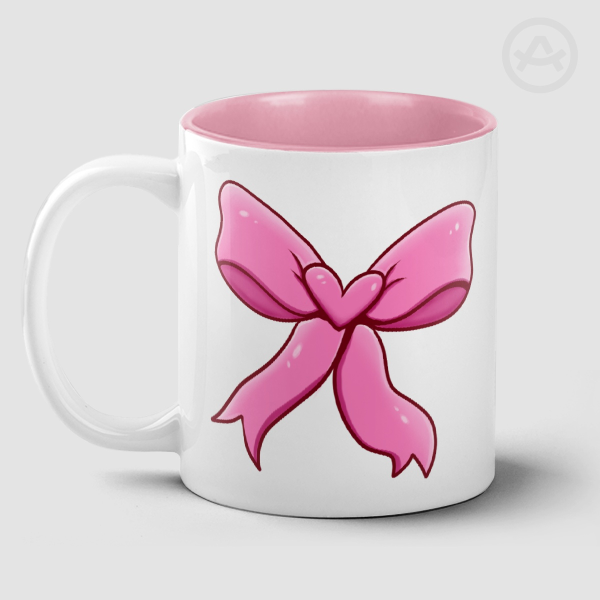 Pink ribbon Mug