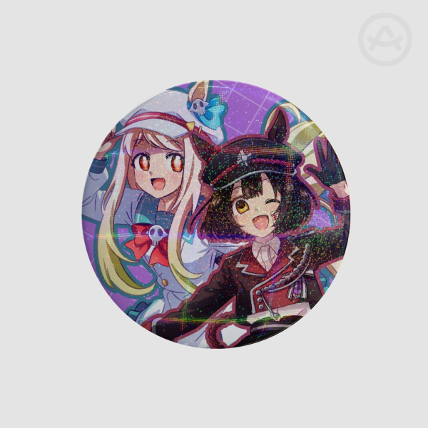 TBHK x Umamusume - Hanako and Nene badge