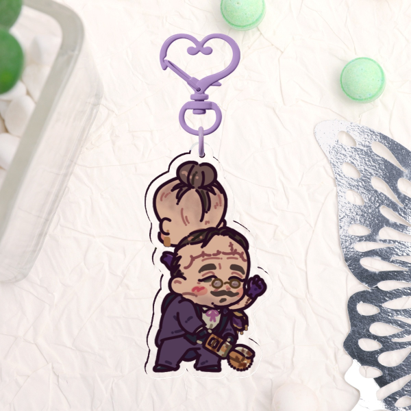 Kress Twins Acrylic Keychain