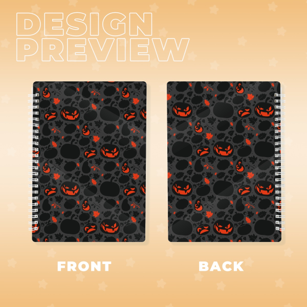 Halloween Themed Spiral Notebook