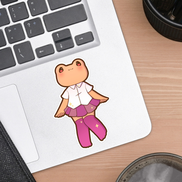Lesbian Frog Die Cut Stickers