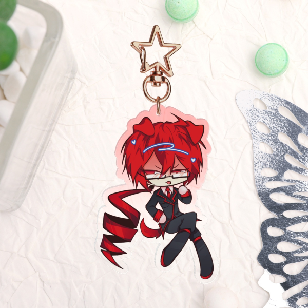 Kasane Ted / Teto Puppy UTAU Keychain