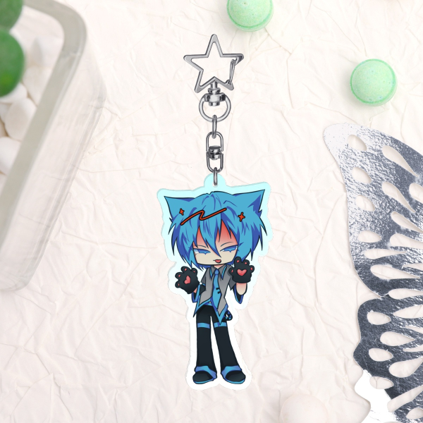 Hatsune Mikuo / Miku Neko VOCALOID Keychain