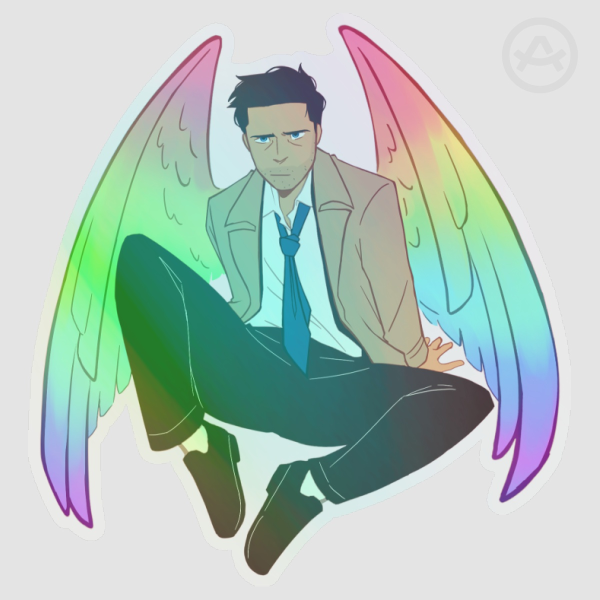 Castiel Rainbow Wings (Clear)