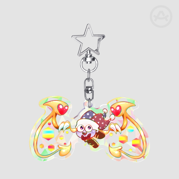Broken Glass Marx Acrylic Keychains - 2.76"(70mm), ①