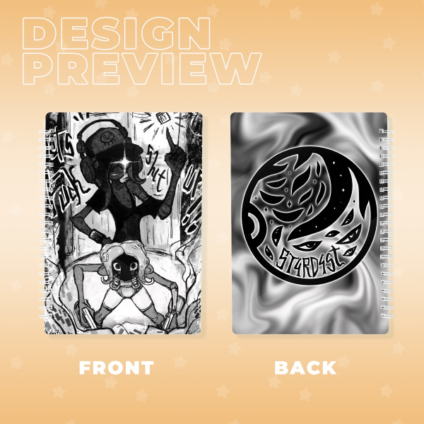 Tower Of CHAOS PVC Double-side Spiral Notebook