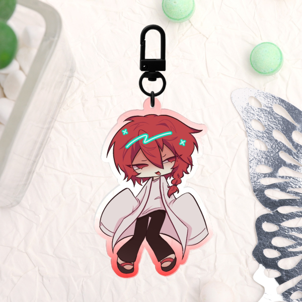 ZENO REMAKE Maeno Aki (Aka) Keychain