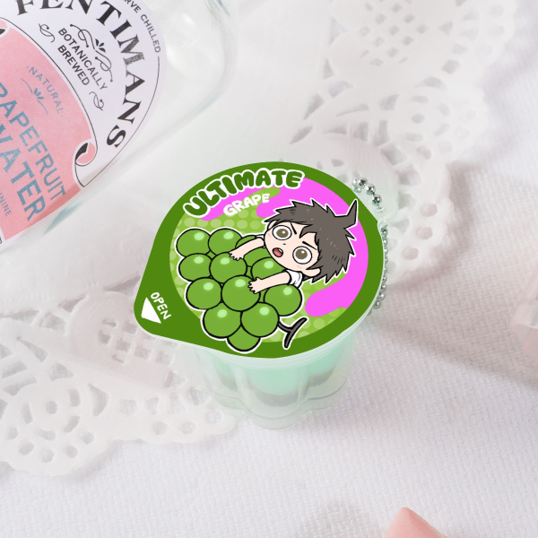 Ultimate Grape | Squishy Pudding Jelly Keychain