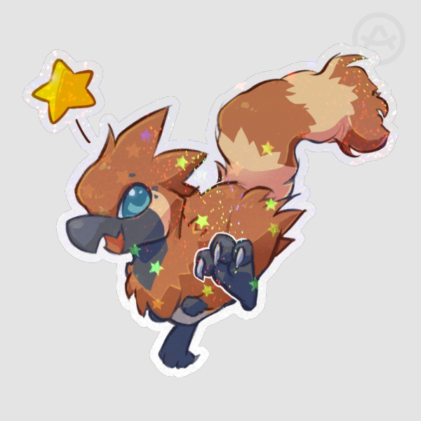 Sparrow! - Holographic 2.5" Vinyl Sticker