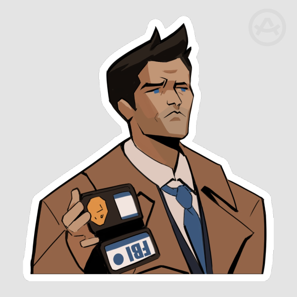Castiel - Supernatural Sticker