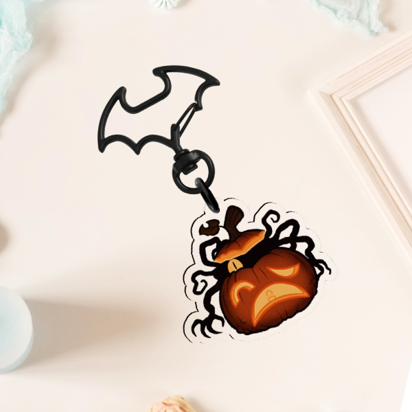 A Haunted Acrylic Keychain