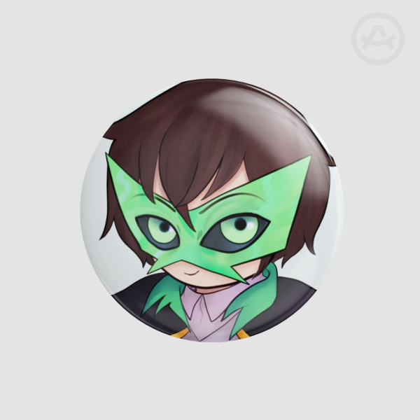 Sorcerer Round Badge (Button Pin)  44mm