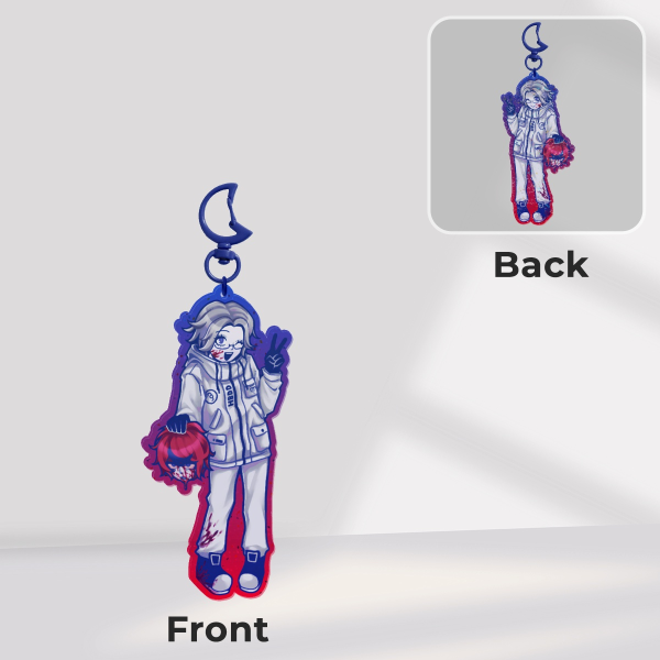 [HNDR] Double-sided Bloody Eitaku Glitter Acrylic Keychain
