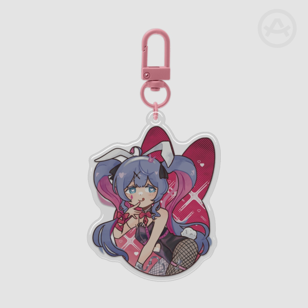 rabbit hole keychain