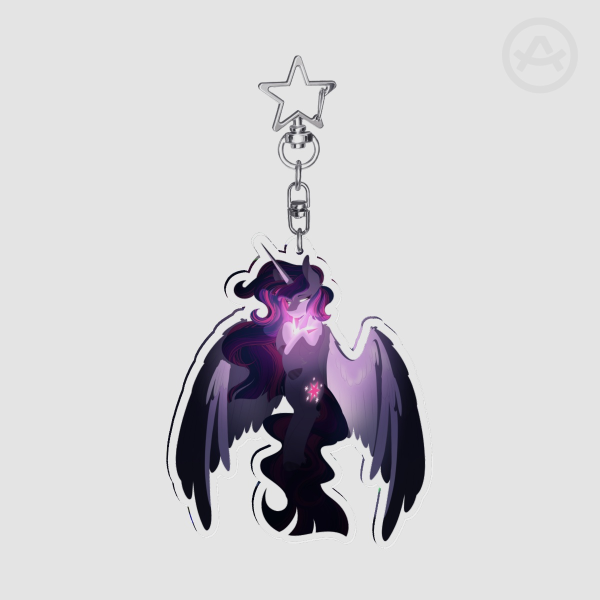 Twilight sparkle Acrylic Keychain large