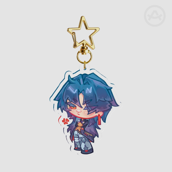 blade | honkai star rail clear acrylic keychain